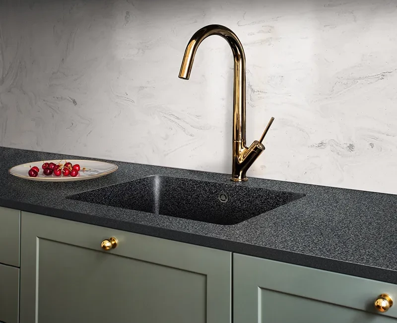Искусственный акриловый камень Corian Basalt Terrazzo — фото 6 — MAS — Modern Acrylic Stone
