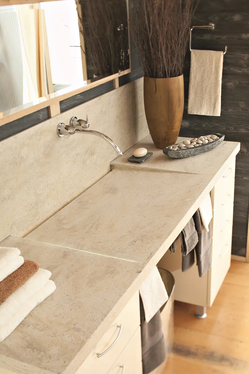 Штучний акриловий камінь Corian Burled Beach — фото 3 — MAS — Modern Acrylic Stone