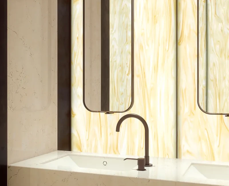 Штучний акриловий камінь Corian Golden Onyx — фото 4 — MAS — Modern Acrylic Stone