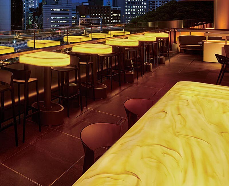 Искусственный акриловый камень Corian Golden Onyx — фото 6 — MAS — Modern Acrylic Stone
