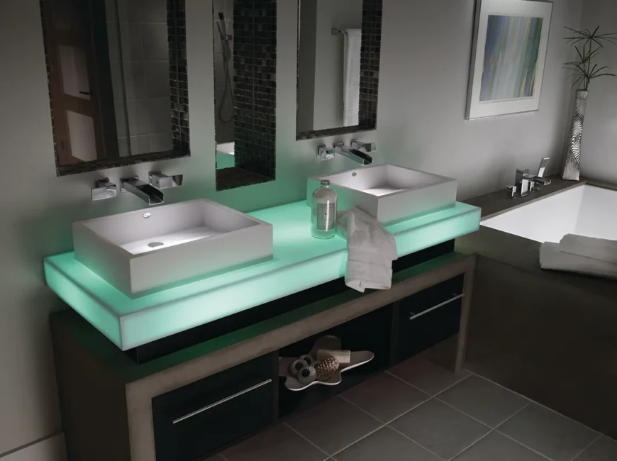 Искусственный акриловый камень Corian Mint Ice — фото 4 — MAS — Modern Acrylic Stone