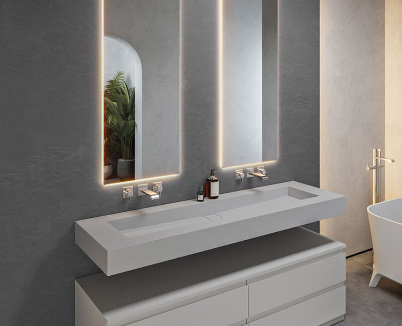 Искусственный акриловый камень Corian Silver Gray — фото 6 — MAS — Modern Acrylic Stone