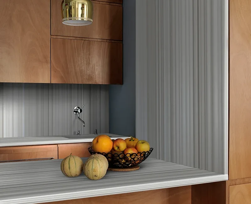 Искусственный акриловый камень Corian Silver Linear — фото 4 — MAS — Modern Acrylic Stone