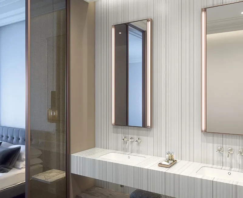 Искусственный акриловый камень Corian Silver Linear — фото 5 — MAS — Modern Acrylic Stone
