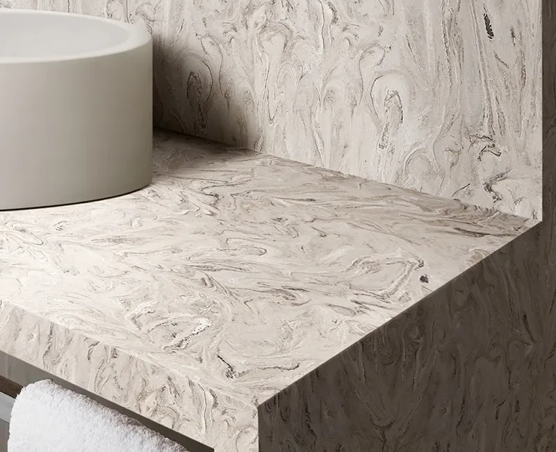 Искусственный акриловый камень Corian Smoke Drift Prima — фото 4 — MAS — Modern Acrylic Stone