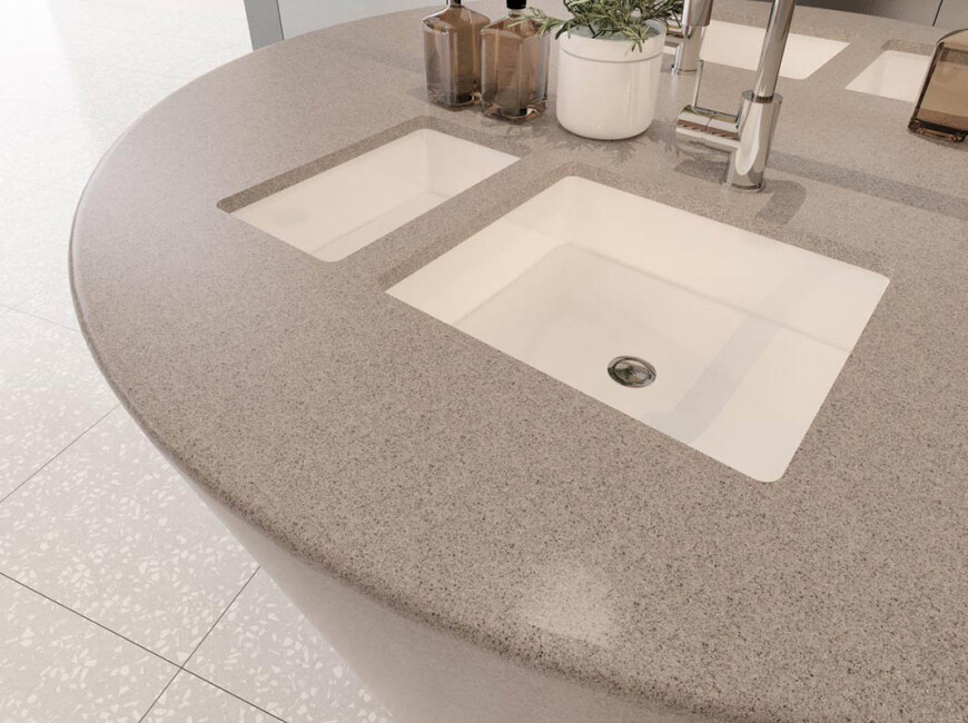 Искусственный акриловый камень LG Hi-Macs G042 Venetian Sand — фото 3 — MAS — Modern Acrylic Stone