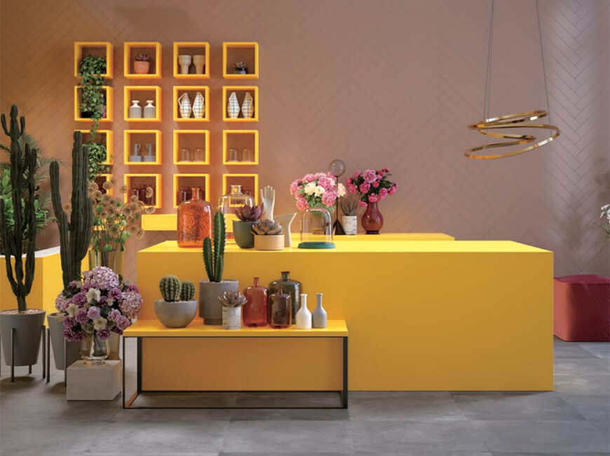 Штучний акриловий камінь LG Hi-Macs S026 Banana — фото 3 — MAS — Modern Acrylic Stone