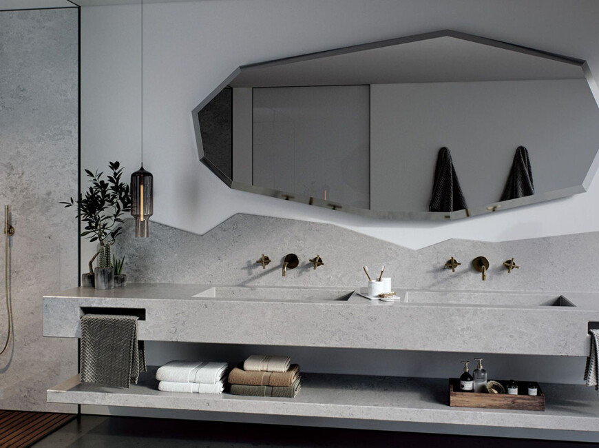 Искусственный кварцевый камень Caesarstone 4044 Airy Concrete — фото 3 — MAS — Modern Acrylic Stone