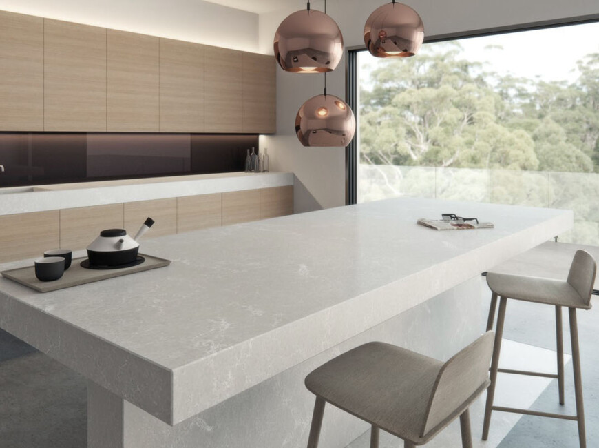 Искусственный кварцевый камень Caesarstone 5110 Alpine Mist — фото 3 — MAS — Modern Acrylic Stone