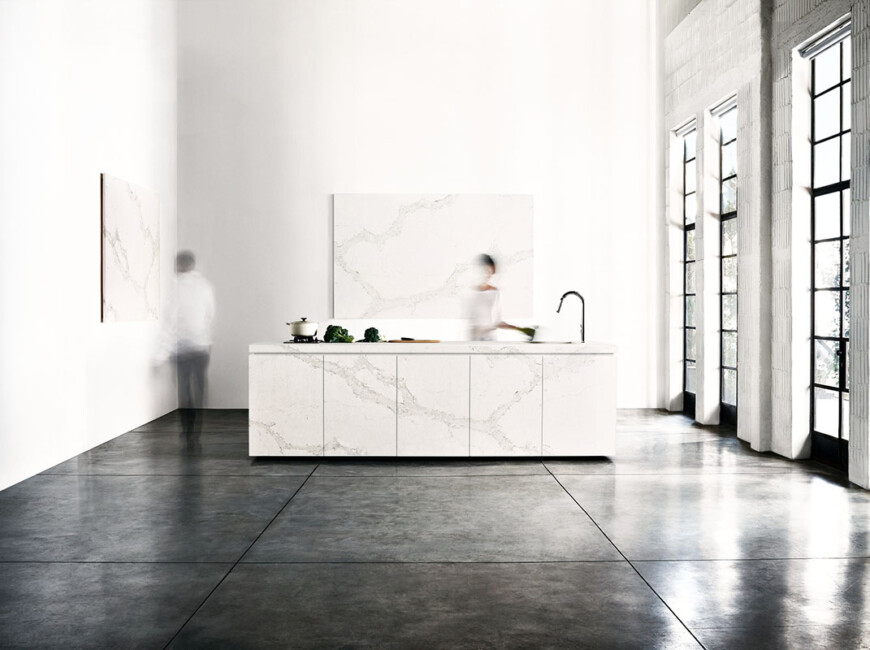 Штучний кварцовий камінь Caesarstone 5131 Calacatta Nuvo — фото 5 — MAS — Modern Acrylic Stone