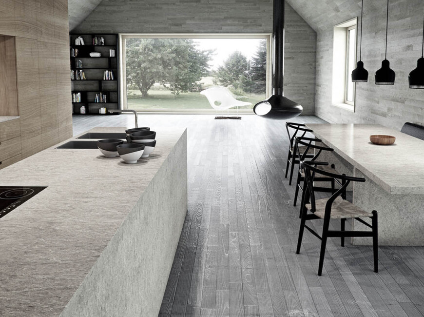 Искусственный кварцевый камень Caesarstone 5133 Symphony Grey — фото 3 — MAS — Modern Acrylic Stone