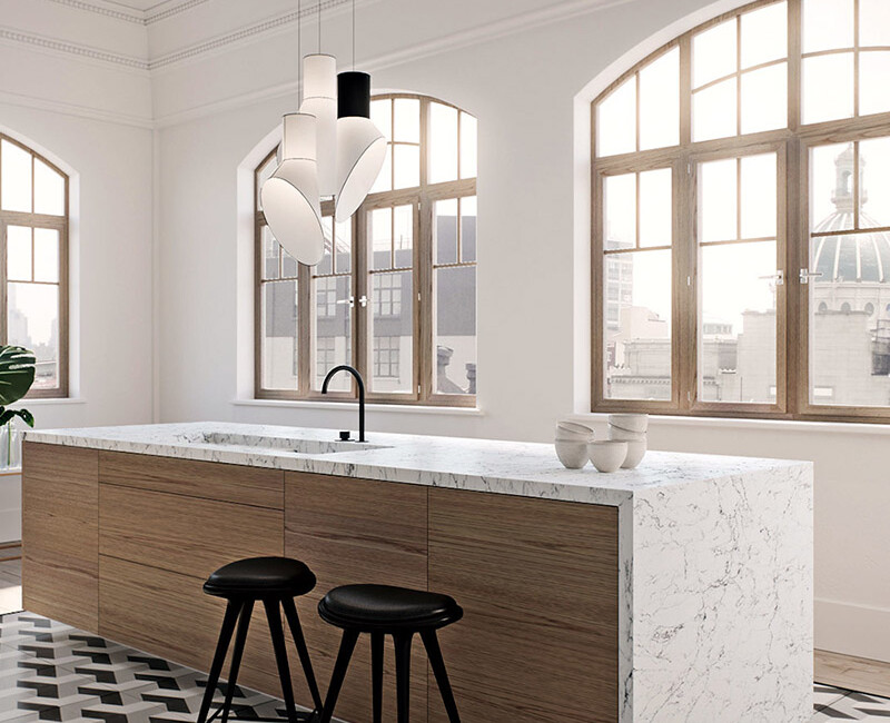 Искусственный кварцевый камень Caesarstone 5143 White Attica — фото 3 — MAS — Modern Acrylic Stone
