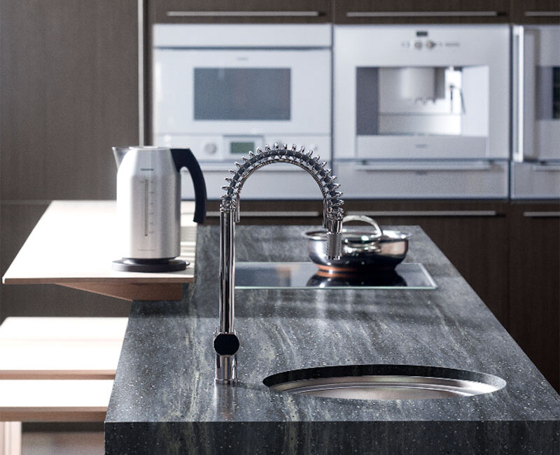 Искусственный акриловый камень Hanex BL-206 Slate Grey — фото 3 — MAS — Modern Acrylic Stone