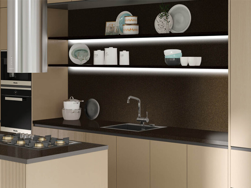 Искусственный акриловый камень Grandex A-419 Cromium Atom — фото 3 — MAS — Modern Acrylic Stone