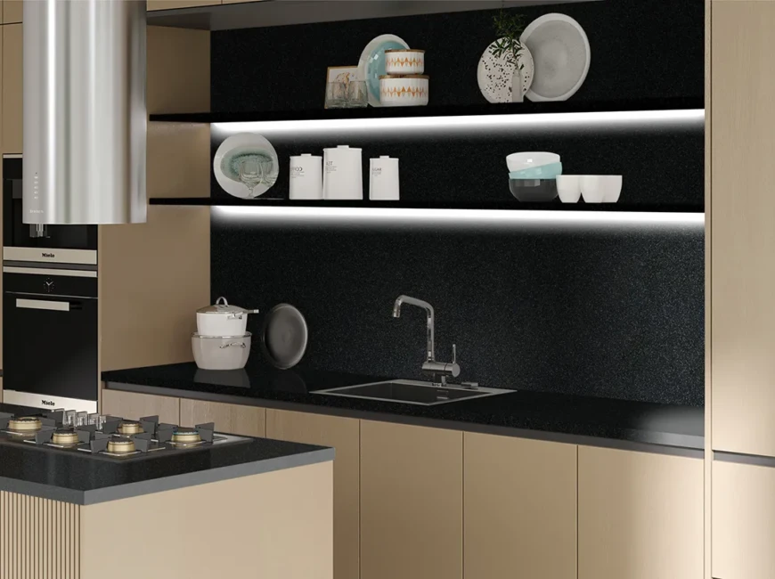 Искусственный акриловый камень Grandex A-421 Coal Mine — фото 5 — MAS — Modern Acrylic Stone