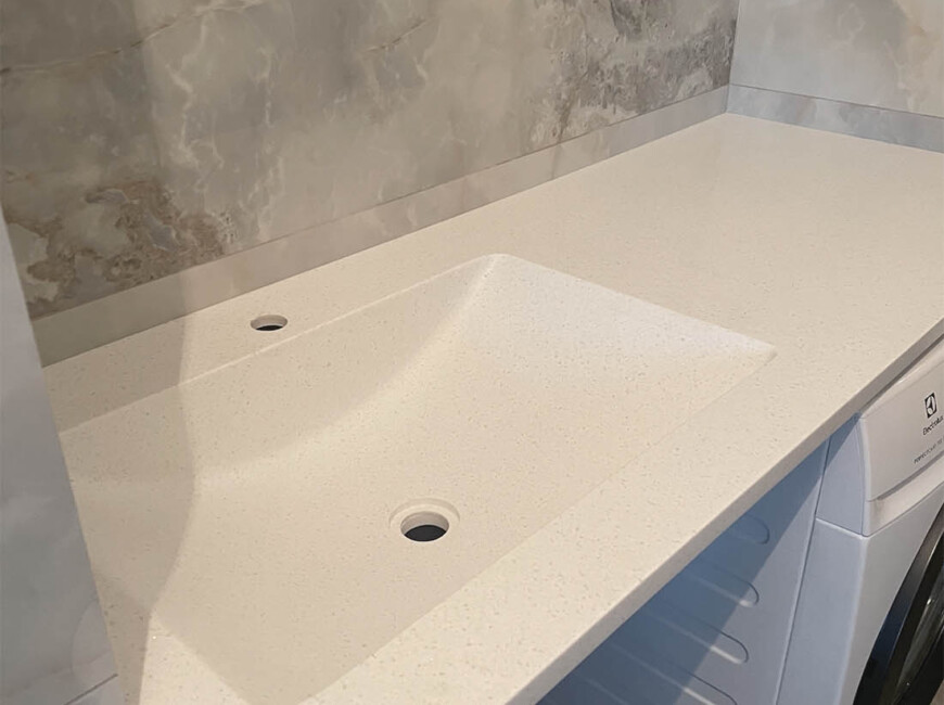 Искусственный акриловый камень Grandex A-422 Snow Pile — фото 3 — MAS — Modern Acrylic Stone