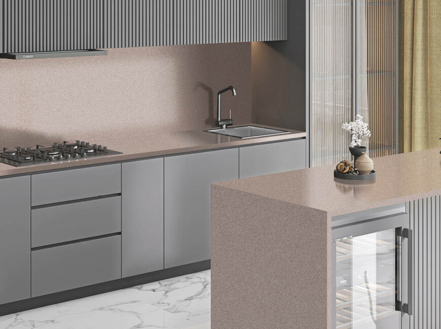 Искусственный акриловый камень Grandex D-303 Raisined Chocolate — фото 5 — MAS — Modern Acrylic Stone