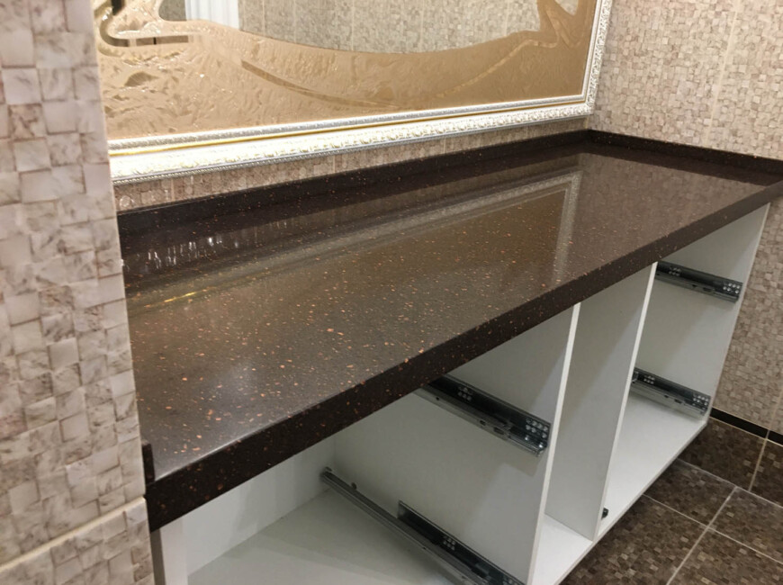 Искусственный акриловый камень Grandex E-613 English Tea — фото 3 — MAS — Modern Acrylic Stone