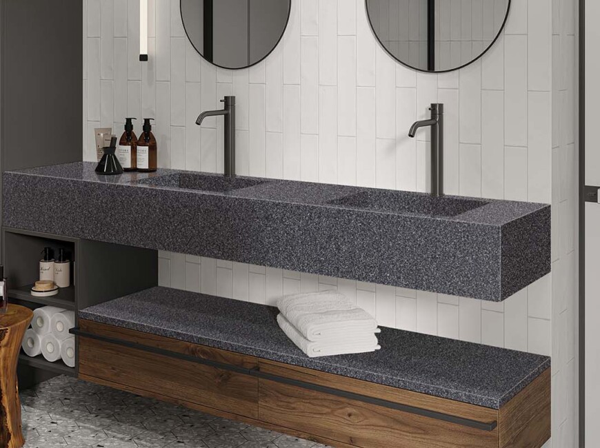 Искусственный акриловый камень Grandex J-509 American Obsidian — фото 4 — MAS — Modern Acrylic Stone