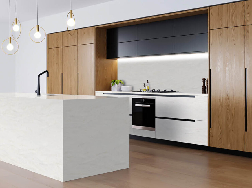 Искусственный акриловый камень Grandex M-701 Hazel Flow сторона А — фото 5 — MAS — Modern Acrylic Stone
