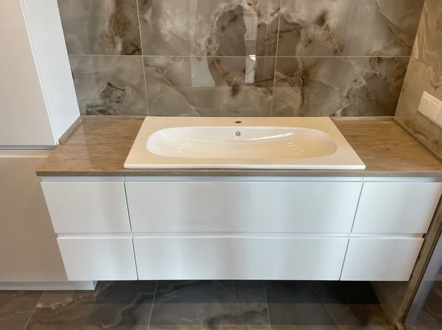Искусственный акриловый камень Grandex M-705 Lake Coast сторона А — фото 4 — MAS — Modern Acrylic Stone