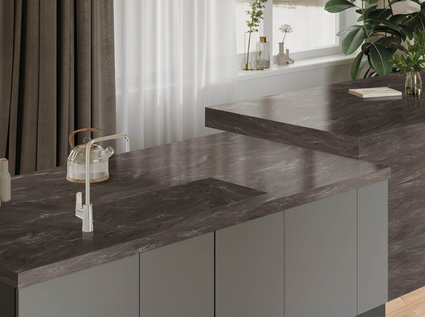 Искусственный акриловый камень Grandex M-706 Stormy Sea A — фото 3 — MAS — Modern Acrylic Stone