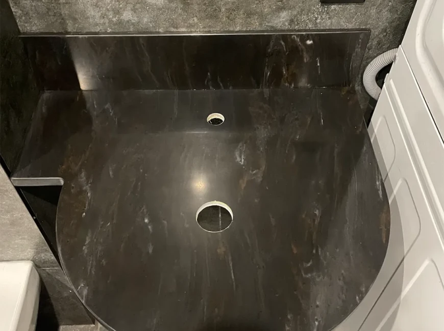 Искусственный акриловый камень Grandex M-708 Deep Water сторона А — фото 3 — MAS — Modern Acrylic Stone
