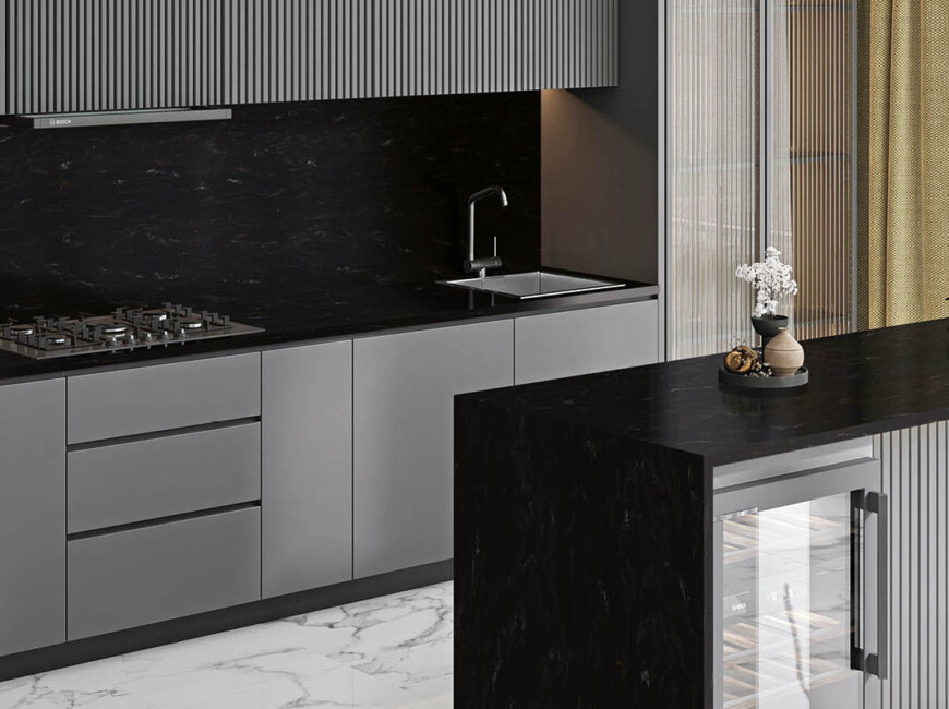 Искусственный акриловый камень Grandex M-708 Deep Water сторона А — фото 6 — MAS — Modern Acrylic Stone