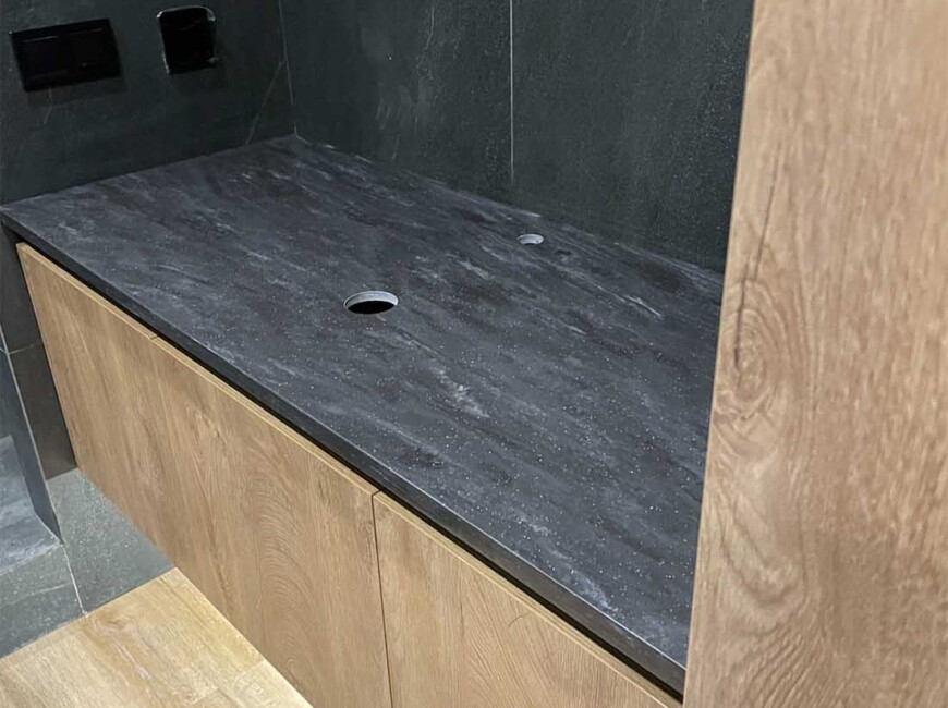 Искусственный акриловый камень Grandex M-719 Octopus Ink A — фото 4 — MAS — Modern Acrylic Stone