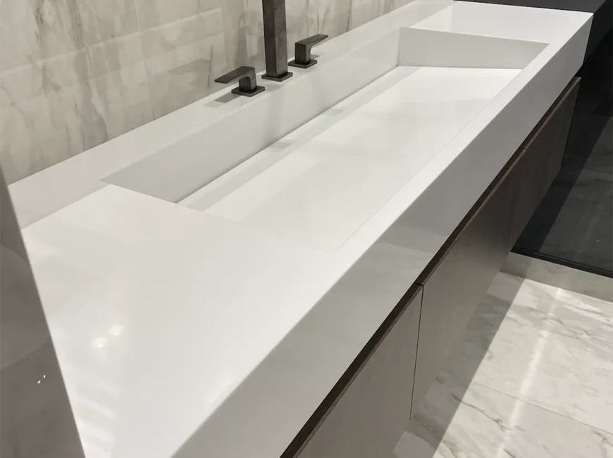Искусственный акриловый камень Grandex P-104 Pure White — фото 3 — MAS — Modern Acrylic Stone
