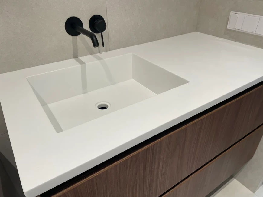 Искусственный акриловый камень Grandex P-104 Pure White — фото 4 — MAS — Modern Acrylic Stone