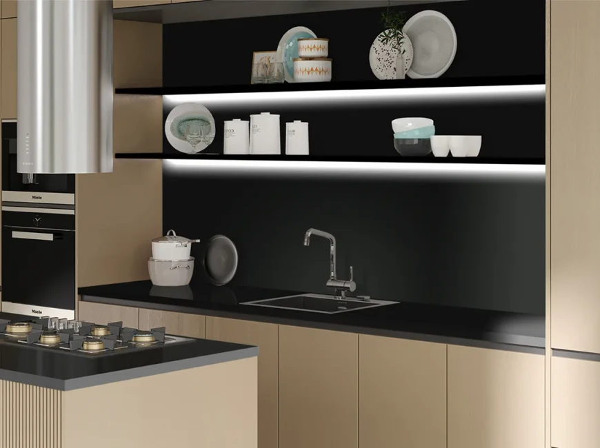 Штучний акриловий камінь Grandex P-105 Pure Black — фото 3 — MAS — Modern Acrylic Stone