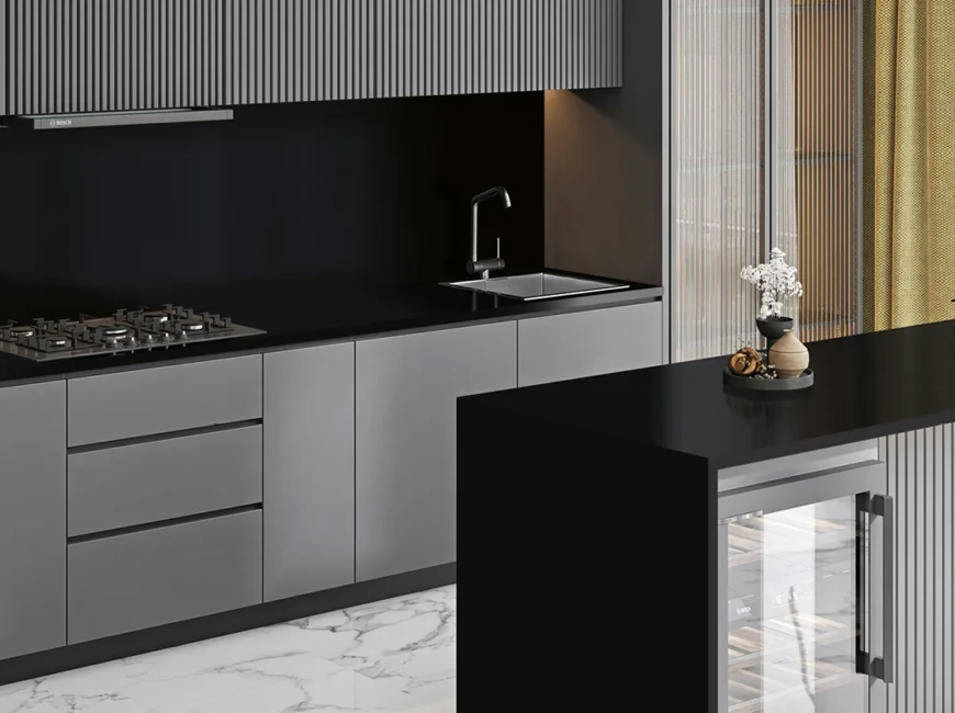 Искусственный акриловый камень Grandex P-105 Pure Black — фото 4 — MAS — Modern Acrylic Stone