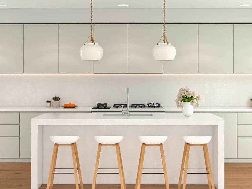 Искусственный кварцевый камень Belenco 1123 Perla White — фото 4 — MAS — Modern Acrylic Stone