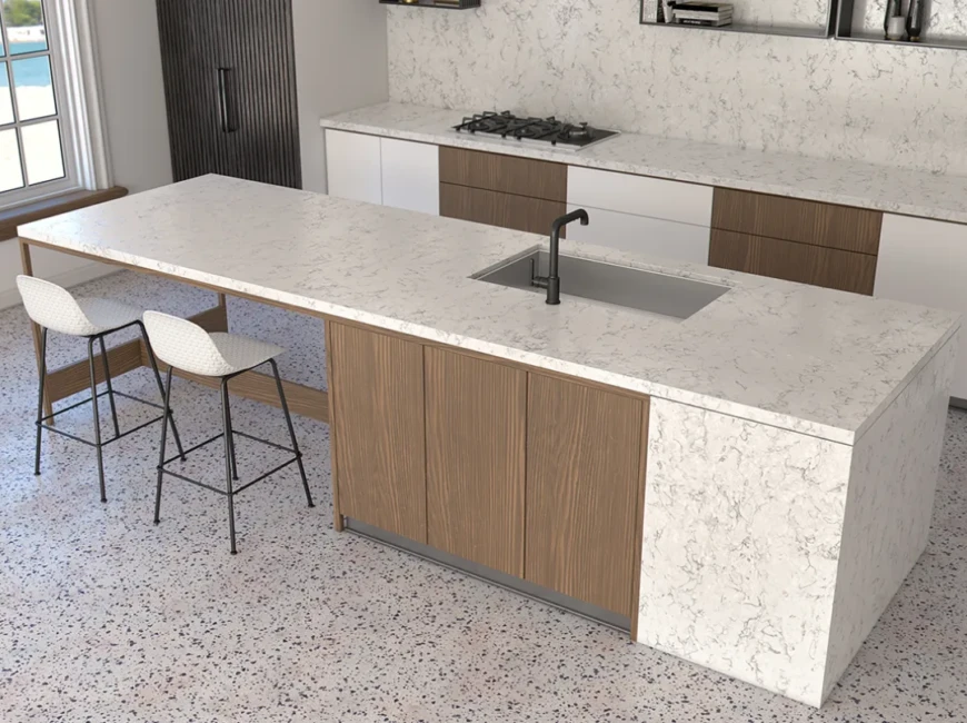 Искусственный кварцевый камень Belenco 2214 Teos — фото 4 — MAS — Modern Acrylic Stone