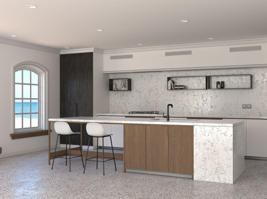 Искусственный кварцевый камень Belenco 2214 Teos — фото 5 — MAS — Modern Acrylic Stone