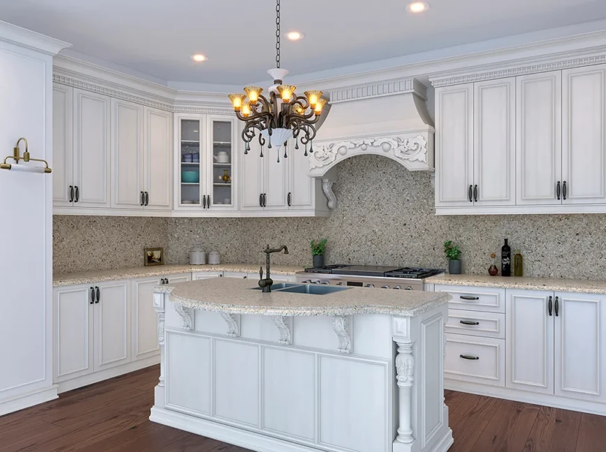 Штучний кварцовий камінь Belenco 4458 Chakra Beige — фото 4 — MAS — Modern Acrylic Stone
