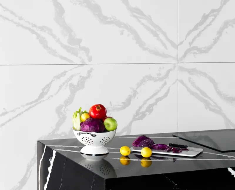 Штучний кварцовий камінь Belenco 9719 Marquina Lavagna — фото 5 — MAS — Modern Acrylic Stone