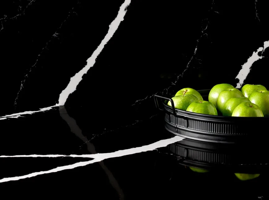 Штучний кварцовий камінь Belenco 9719 Marquina Lavagna — фото 8 — MAS — Modern Acrylic Stone