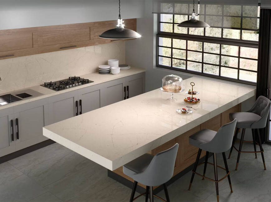 Искусственный кварцевый камень Silestone Eternal Marfil — фото 4 — MAS — Modern Acrylic Stone