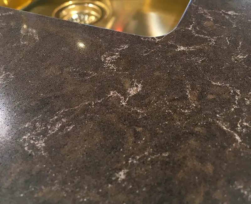 Штучний кварцовий камінь Technistone Noble Athos Brown — фото 8 — MAS — Modern Acrylic Stone