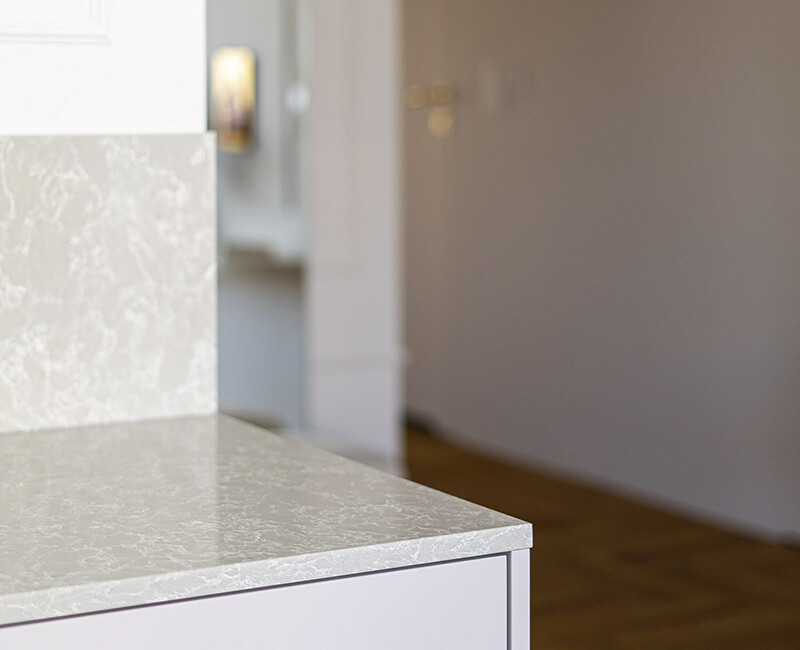 Штучний кварцовий камінь Technistone Noble Olympos Mist — фото 8 — MAS — Modern Acrylic Stone
