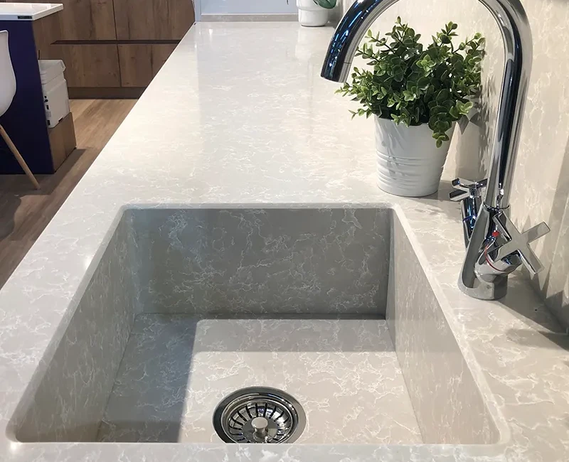 Штучний кварцовий камінь Technistone Noble Olympos Mist — фото 9 — MAS — Modern Acrylic Stone