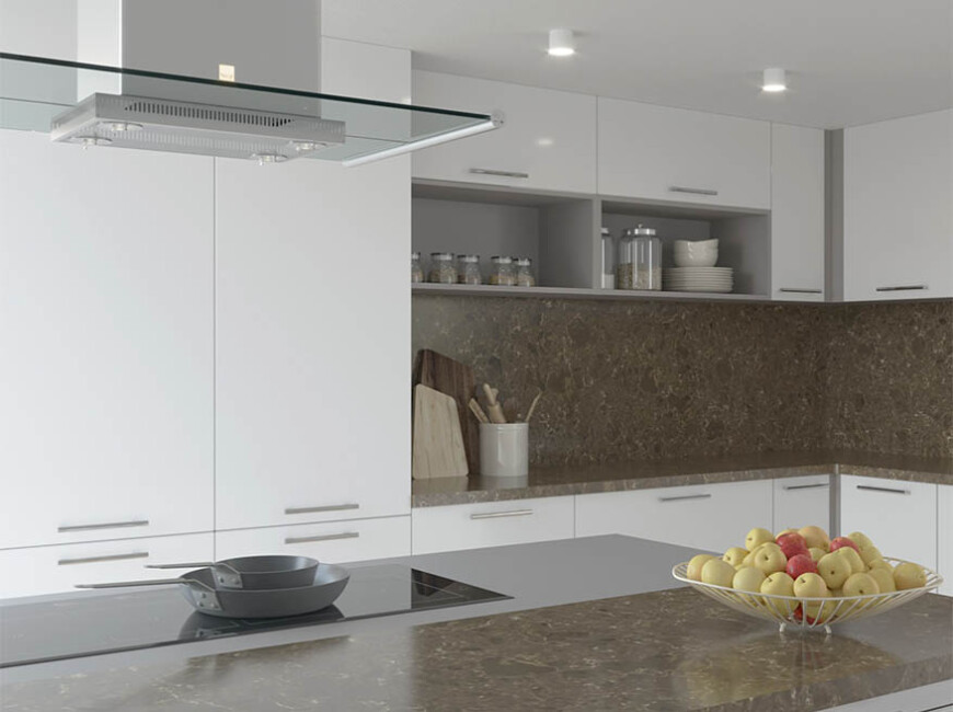 Искусственный кварцевый камень Vicostone BQ8560 Dark Emperador — фото 3 — MAS — Modern Acrylic Stone