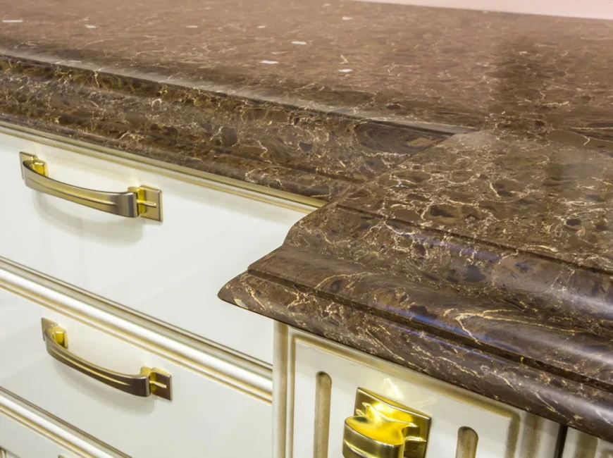 Искусственный кварцевый камень Vicostone BQ8560 Dark Emperador — фото 4 — MAS — Modern Acrylic Stone