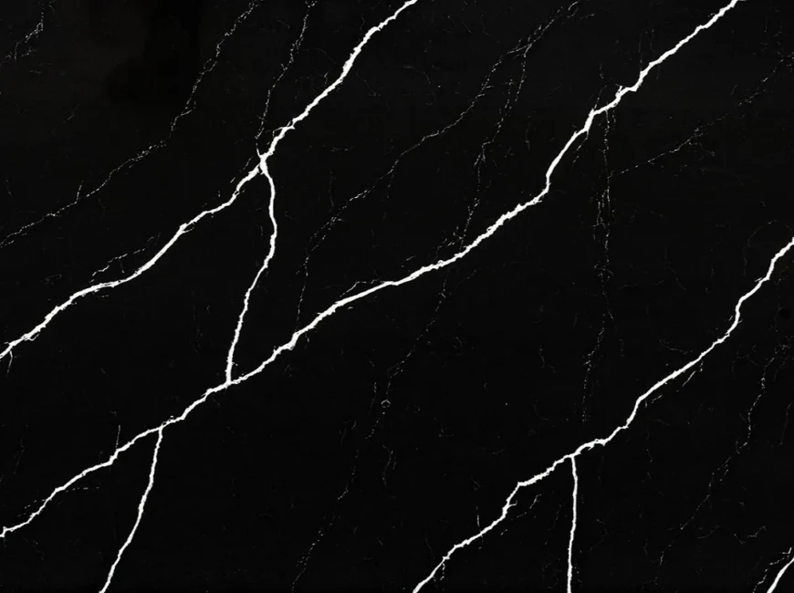 Искусственный кварцевый камень Vicostone BQ8740 Nero Marquina — фото 2 — MAS — Modern Acrylic Stone