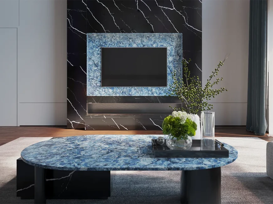 Искусственный кварцевый камень Vicostone BQ8740 Nero Marquina — фото 9 — MAS — Modern Acrylic Stone