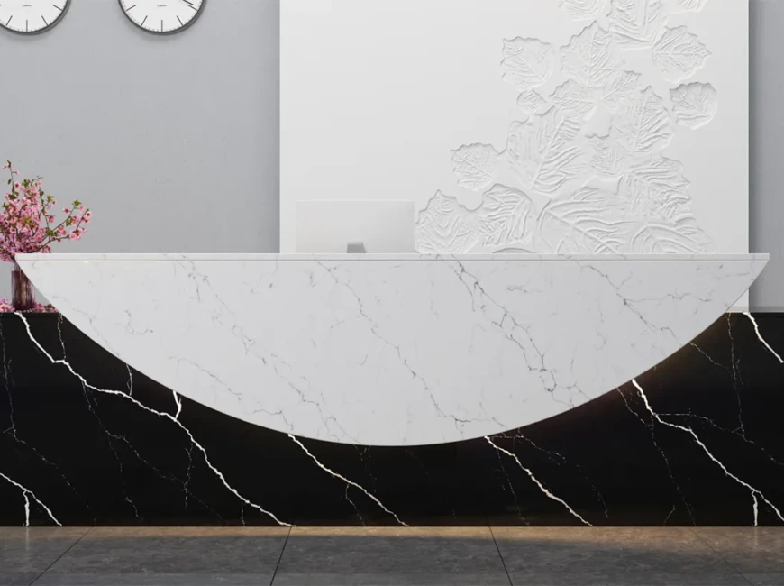 Искусственный кварцевый камень Vicostone BQ8740 Nero Marquina — фото 11 — MAS — Modern Acrylic Stone