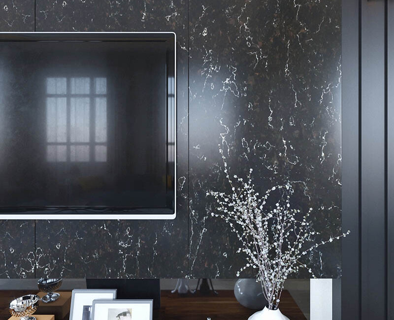 Искусственный кварцевый камень Vicostone BQ8812 Java Noir — фото 3 — MAS — Modern Acrylic Stone
