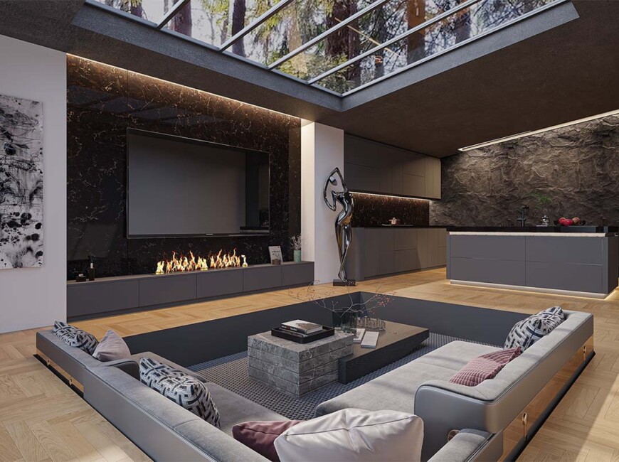 Искусственный кварцевый камень Vicostone BQ8812 Java Noir — фото 7 — MAS — Modern Acrylic Stone